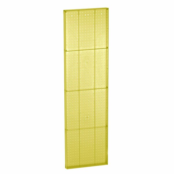 Azar Displays Pegboard Wall Panel Storage Solution, Size: 60'' x 16.125'', 2PK 771660-YEL